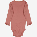 Wheat Main Body Rib Lace LS Underwear/Bodies 2021 old rose