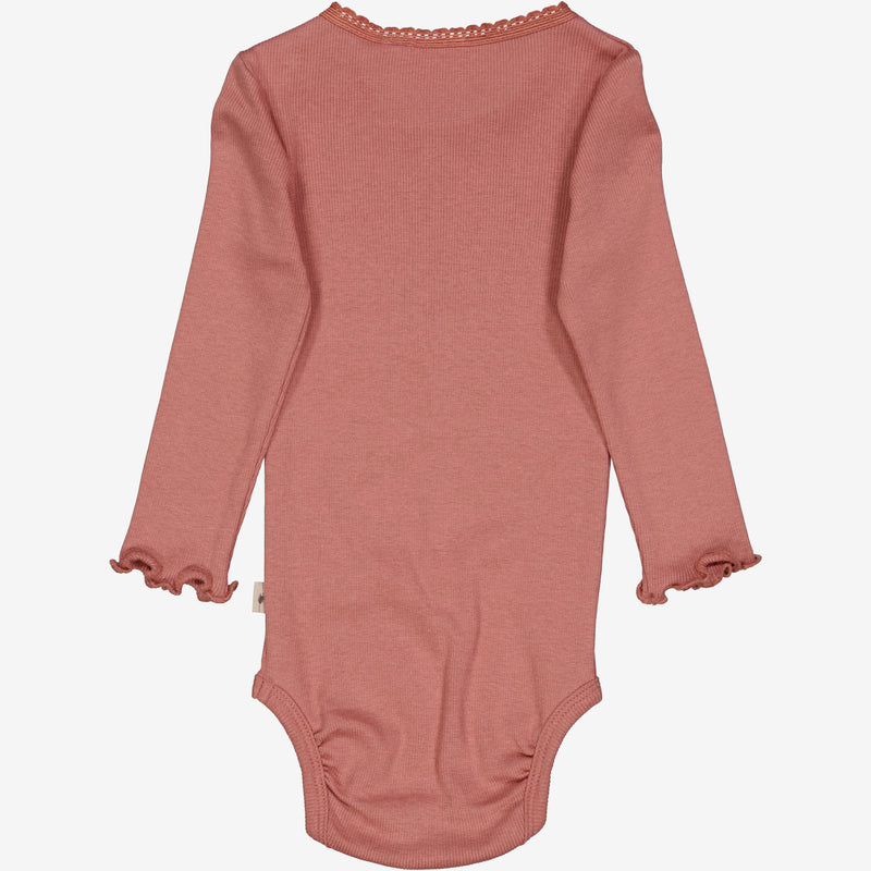 Wheat Main Body Rib Lace LS Underwear/Bodies 2021 old rose