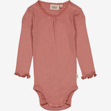 Wheat Main Body Rib Lace LS Underwear/Bodies 2021 old rose