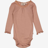 Wheat Main Body Rib Lace LS Underwear/Bodies 2031 rose dawn