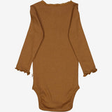 Wheat Main Body Rib Lace LS Underwear/Bodies 5073 caramel