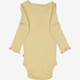 Wheat Body Rib Lace LS Underwear/Bodies 5106 yellow dream
