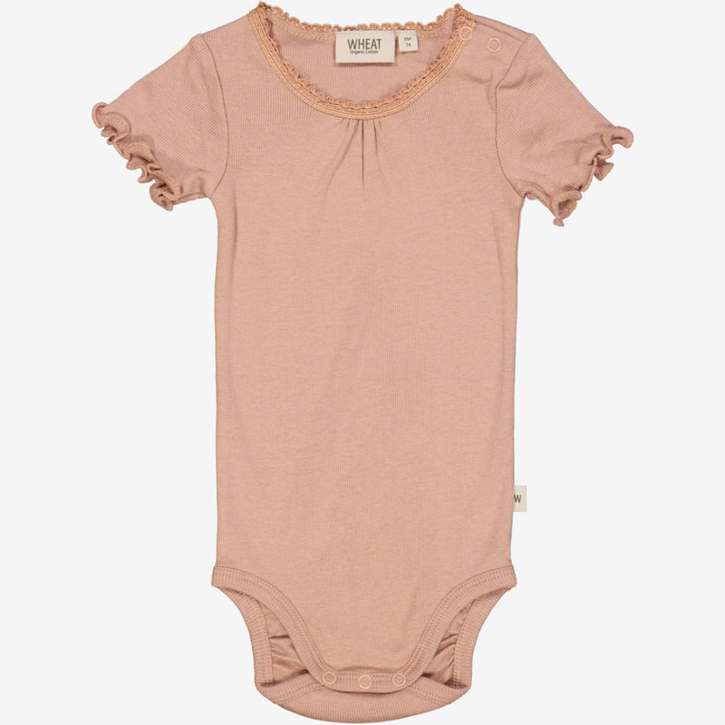 Wheat Main Body Rib Lace SS Underwear/Bodies 2031 rose dawn