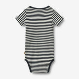 Wheat Main Body S/S Edvald Body 9432 navy rib stripe