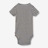 Wheat Main Body S/S Edvald Body 9432 navy rib stripe