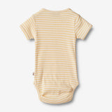 Wheat Main Body S/S Elisa Underwear/Bodies 5002 pale apricot stripe
