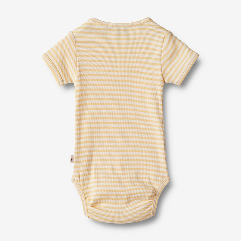 Wheat Main Body S/S Elisa Underwear/Bodies 5002 pale apricot stripe
