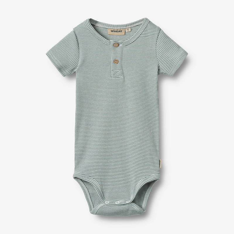 Wheat Main Body S/S Magnus Underwear/Bodies 9442 stormy sea stripe