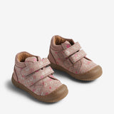 Wheat Footwear Bootie Ivalo Prewalkers 9458 rose white flowers