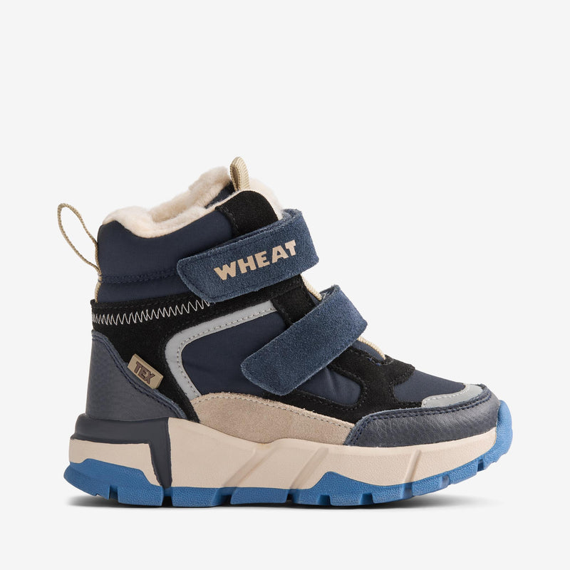Wheat Footwear Bootie Lucka Tex Winter Footwear 1043 blue