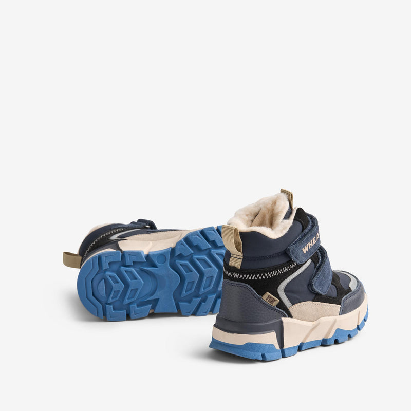Wheat Footwear Bootie Lucka Tex Winter Footwear 1043 blue
