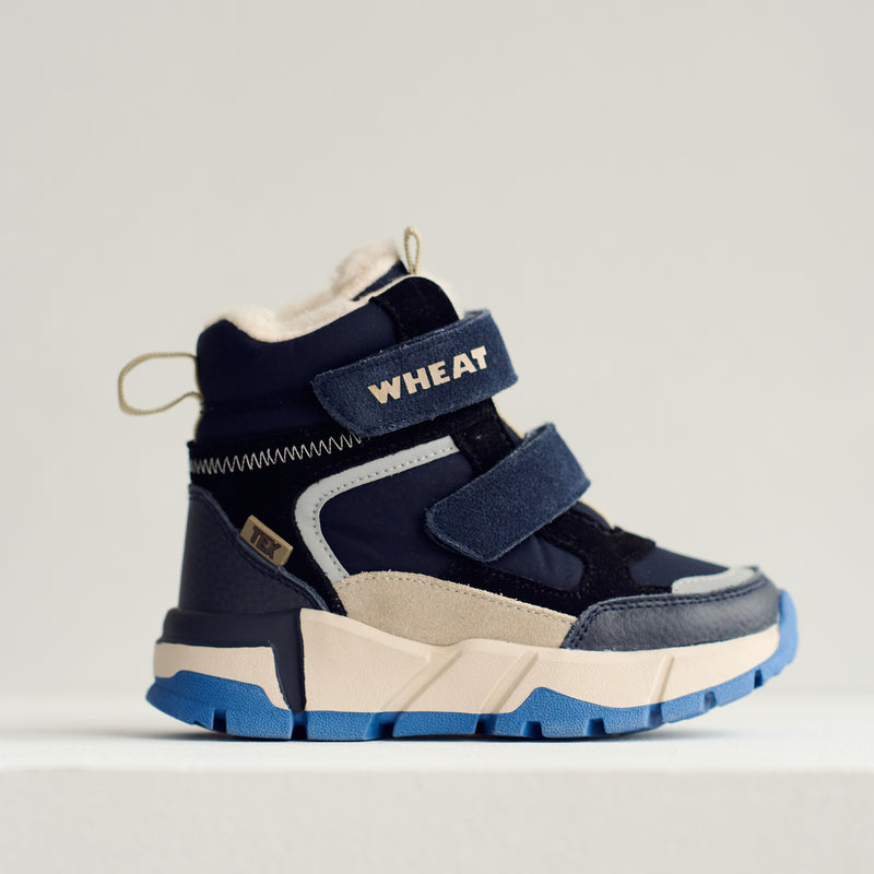 Wheat Footwear Bootie Lucka Tex Winter Footwear 1043 blue