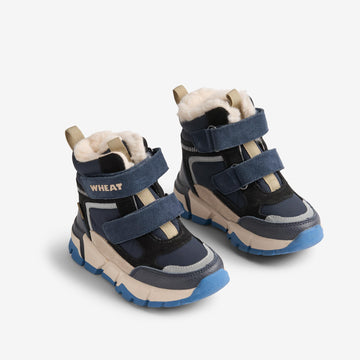 Wheat Footwear Bootie Lucka Tex Winter Footwear 1043 blue