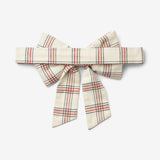 Wheat Main Bow Waist Sonja Acc 9068 eggshell check