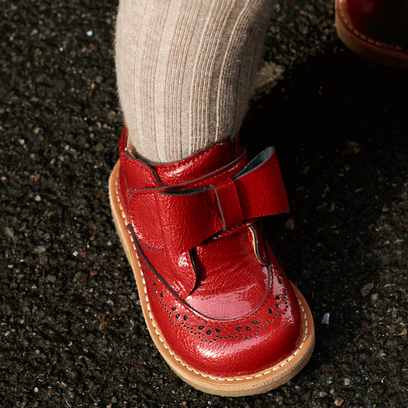 Bowy Prewalker Shoe Baby red Wheat