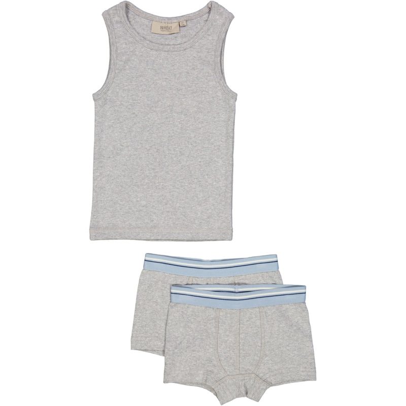 Wheat Boy Underwear Underwear/Bodies 0224 melange grey