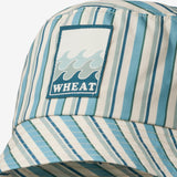 Wheat Main Bucket Hat Tilo Badge Accessory 9630 aqua stripe