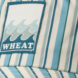 Wheat Main Bucket Hat Tilo Badge Accessory 9630 aqua stripe