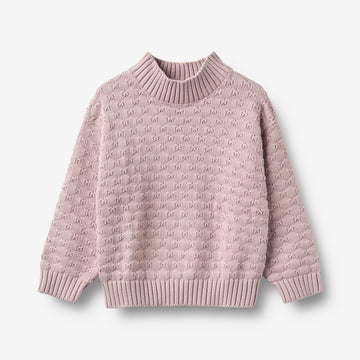 Wheat Main Chunky Knit Pullover Abby Pullover 1354 soft lilac