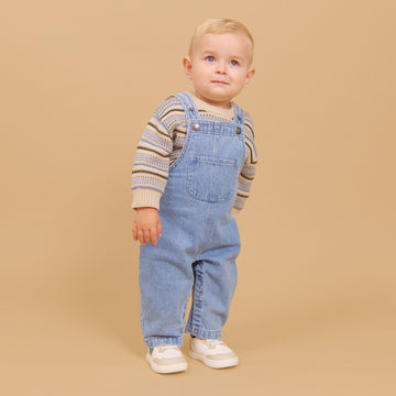 Wheat Main Denim Overalls Ivan Overall 9774 light blue denim
