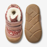 Wheat Footwear Dowi Pre Walker Velcro Tex | Baby Prewalkers 2077 red flowers