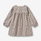Wheat Main Dress L/S Elvira Dress 9553 dusty purple flower hearts