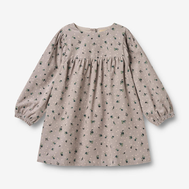 Wheat Main Dress L/S Elvira Dress 9553 dusty purple flower hearts