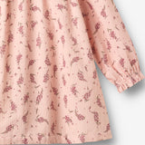 Wheat Main Dress L/S Elvira Dress 9762 dim rose flowers