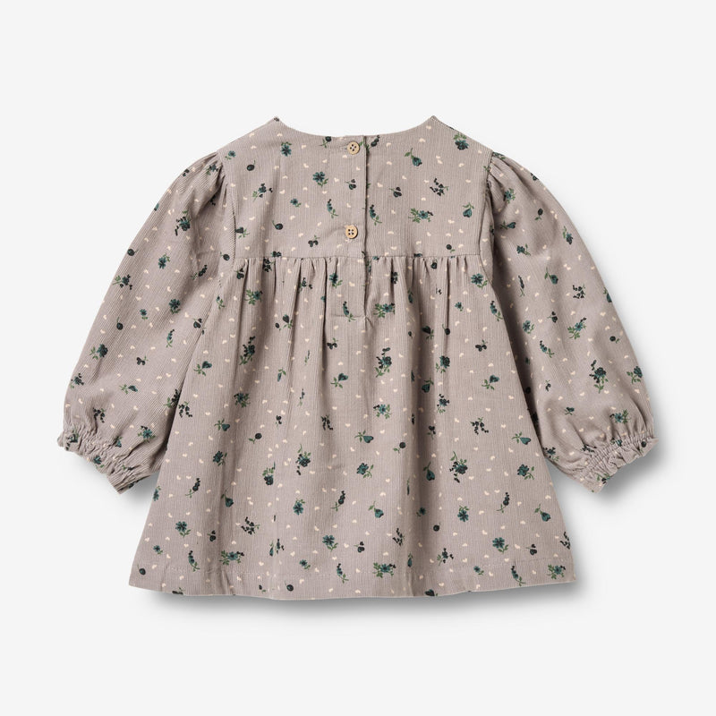 Wheat Main Dress L/S Elvira Dress 9553 dusty purple flower hearts