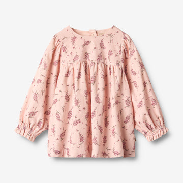 Wheat Main Dress L/S Elvira Dress 9762 dim rose flowers