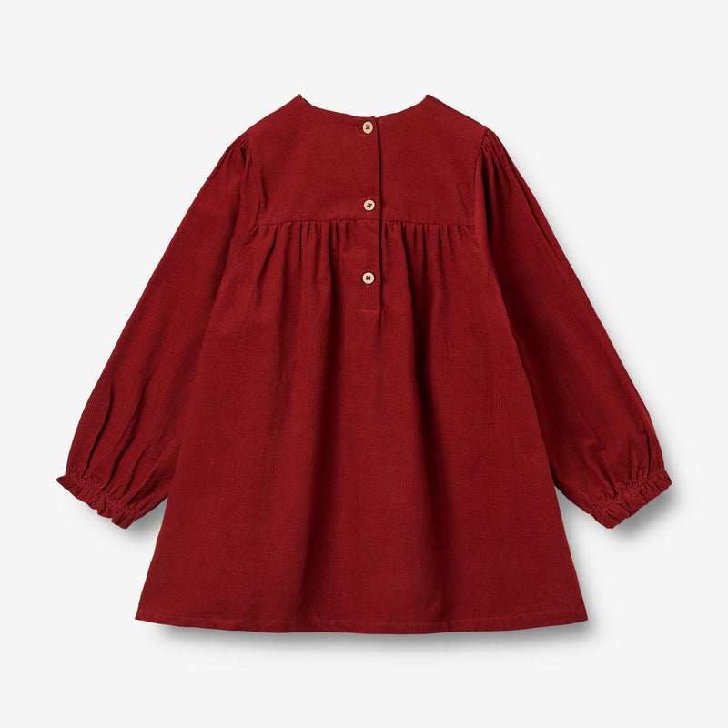 Wheat Main Dress L/S Elvira Dresses 2080 cherry red