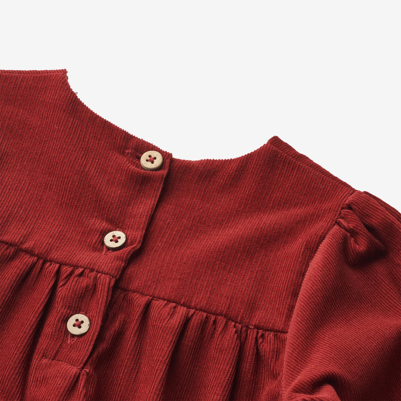 Wheat Main Dress L/S Elvira Dresses 2080 cherry red