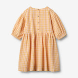Wheat Main Dress L/S Magda Dress 9448 yellow check
