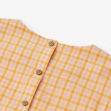 Wheat Main Dress L/S Magda Dress 9448 yellow check