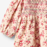 Wheat Main Dress L/S Sylvia Dress 9772 almond peach flowers