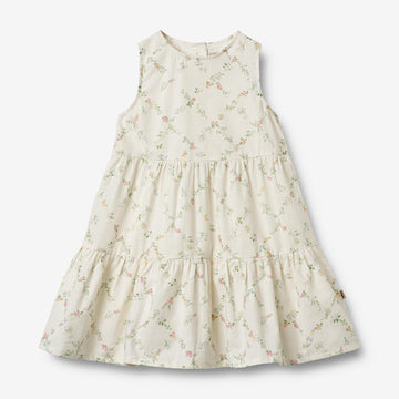Wheat Main Dress Luise Dress 9426 ivory checked flowers