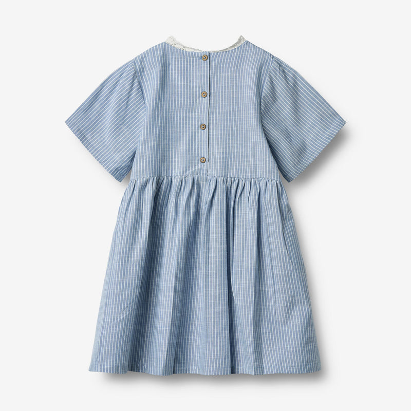 Wheat Main Dress S/S Elma Dress 1048 blue stripe