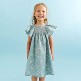 Wheat Main Dress S/S Elva Dress 9661 spring lake flowers