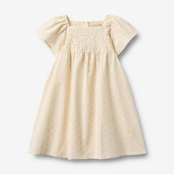 Wheat Main Dress S/S Elva Dress 3129 eggshell