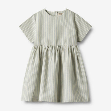 Wheat Main Dress S/S Esmaralda Dresses 4109 aquablue stripe