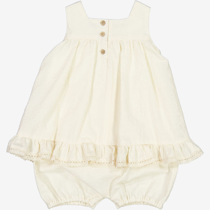 Wheat Main  Dress Suit Harriet | Baby Dresses 3129 eggshell 