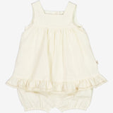 Wheat Main  Dress Suit Harriet | Baby Dresses 3129 eggshell 