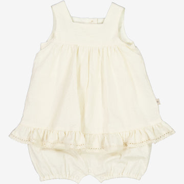 Wheat Main  Dress Suit Harriet | Baby Dresses 3129 eggshell 