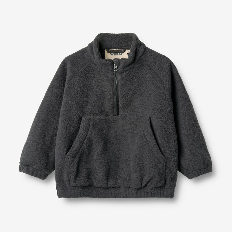 Wheat Outerwear Fleece Anorak Moon Jacket 9526 black sea