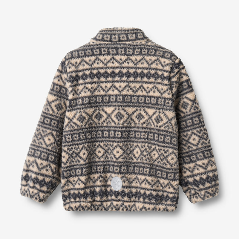 Wheat Outerwear Fleece Jacket Helge Jacket 9544 warm sand jaquard