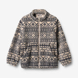 Wheat Outerwear Fleece Jacket Helge Jacket 9544 warm sand jaquard