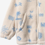 Wheat Outerwear Fleece Jacket Helge Sweatshirt 9613 white onyx jacquard