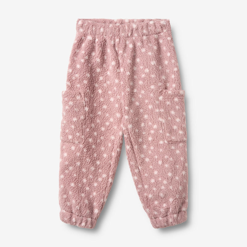 Wheat Outerwear Fleece Trousers Suun Trousers 9537 rosewood dots