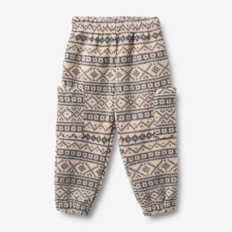 Wheat Outerwear Fleece Trousers Suun Trousers 9544 warm sand jaquard