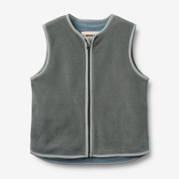 Wheat Outerwear Fleece Vest Nonno Vest 1043 blue